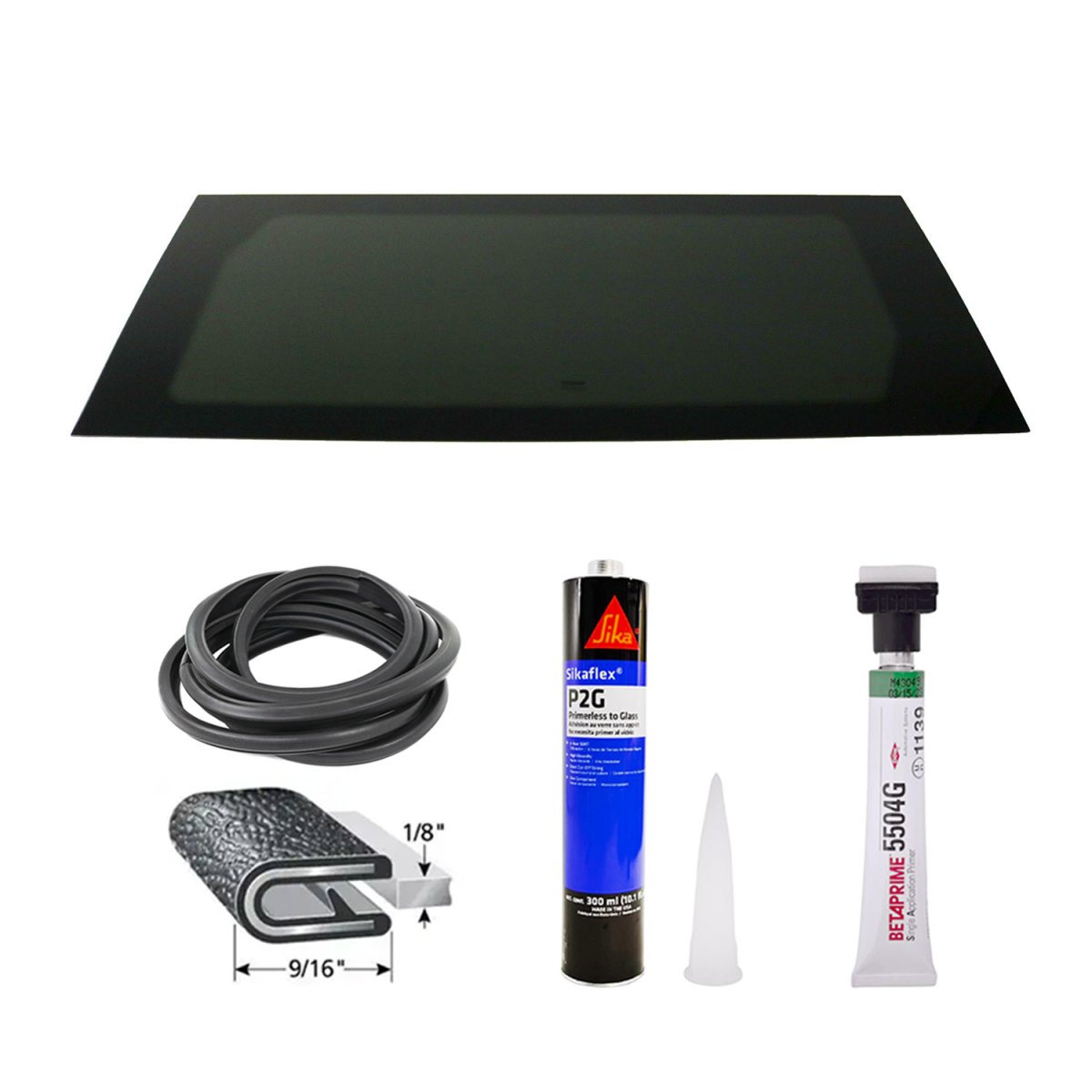 Glass Set - Right (Sliding Door) - Omac - Trim Primer Glue + Middle Side Fixed Glass Glass Set - Right (Sliding Door) - Omac - Trim Primer Glue + Middle Side Fixed Glass